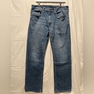 LEVI'S 559 Jeans Mens Size 34 X 32 Dark Blue Relaxed Straight Leg